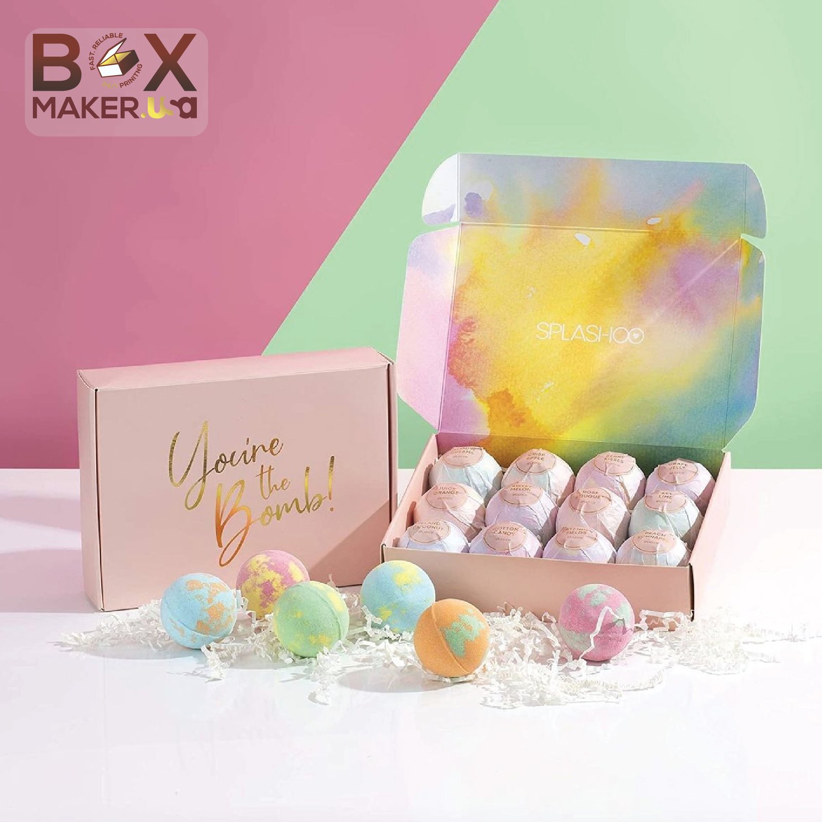 Custom Bath Bomb Boxes Custom Bath Bomb Boxes