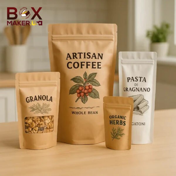 Custom Kraft Pouches